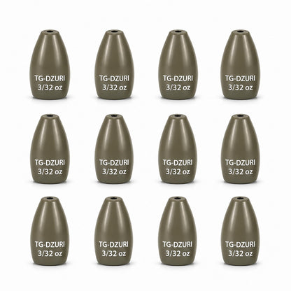 Tungsten Flipping Weights for Bass Fishing