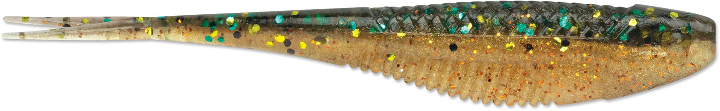 CrushCity Jerk Soft Plastic Jerkbait Minnow, Erratic Darting Action for Weightless & Jig Head Bass Fishing