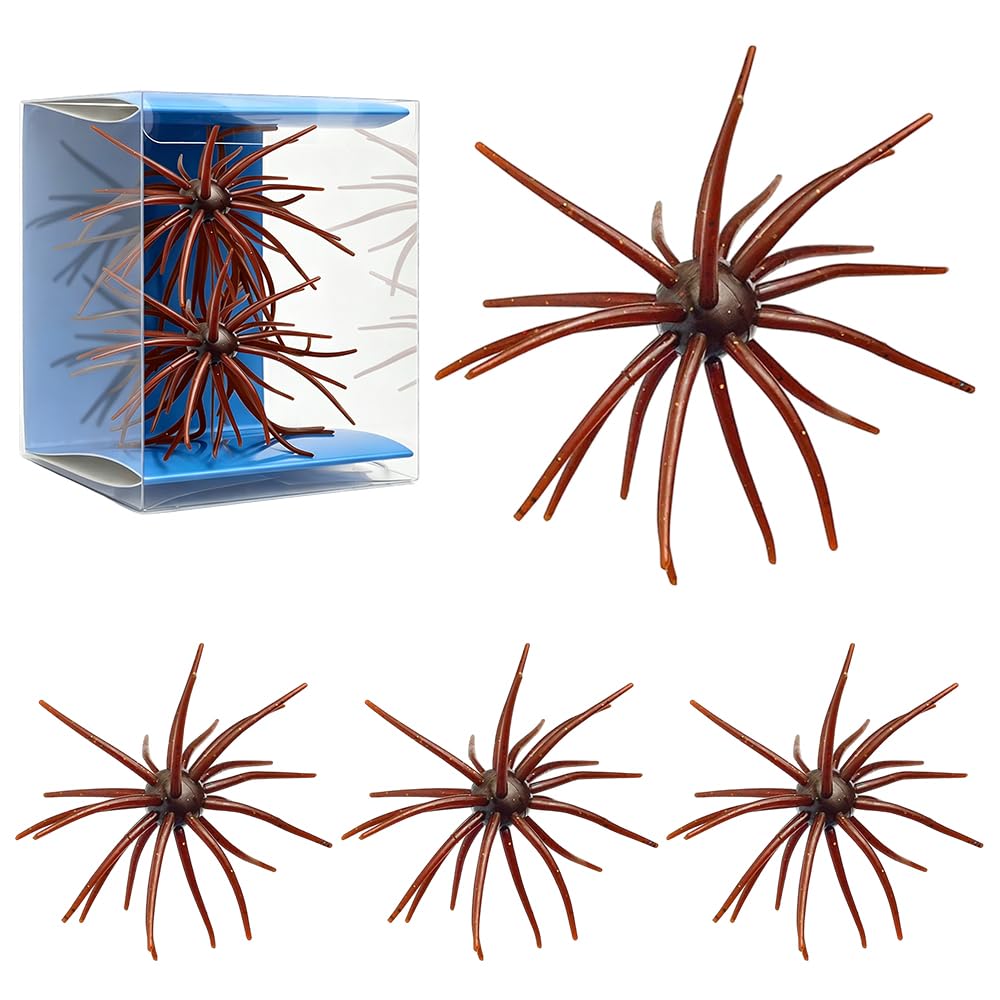 Simulation Sea Urchin Bait, 2026 Upgraded Sea Urchin Shape Fishing Lure, Versatile Soft Bait for Bass Fishing, Durable TPR Material Swimbait for Lake Fishing