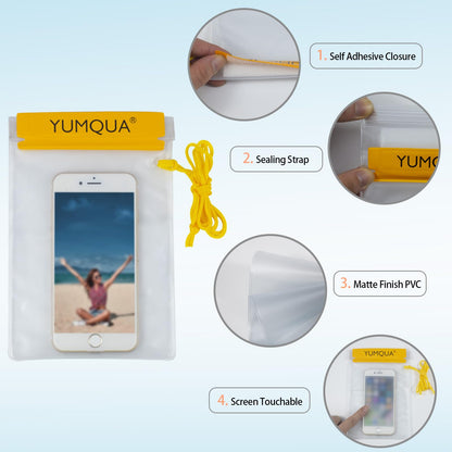 YUMQUA Clear Waterproof Bag