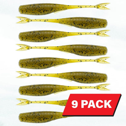 6th Sense Juggle Minnow – Bass Fishing Lure | Multi-Purpose Soft Plastic for Spinnerbaits, Swim Jigs, Bladed Jigs, Underspins, Jig Heads, and Finesse Rigs