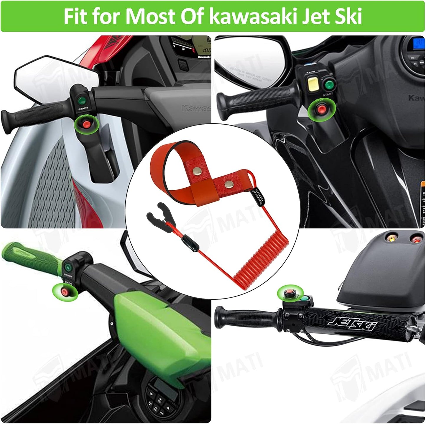 M MATI Stop Kill Switch Safety Lanyard