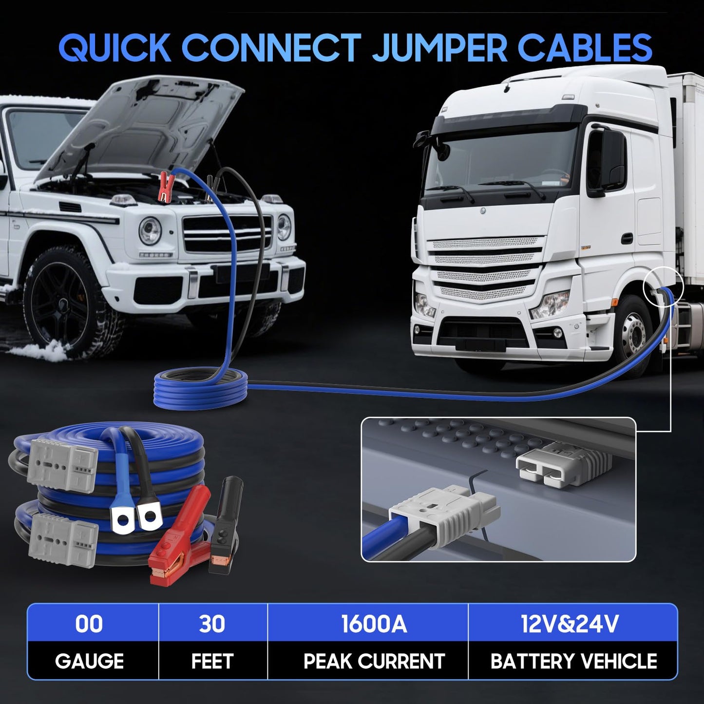 Heavy Duty Jumper Cables