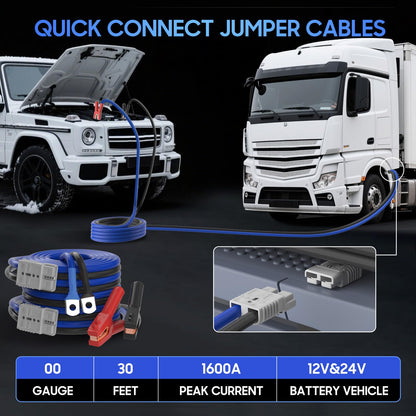 Heavy Duty Jumper Cables