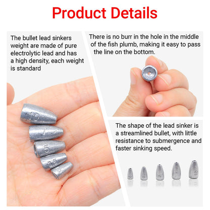 Lead Fishing Weight Sinkers