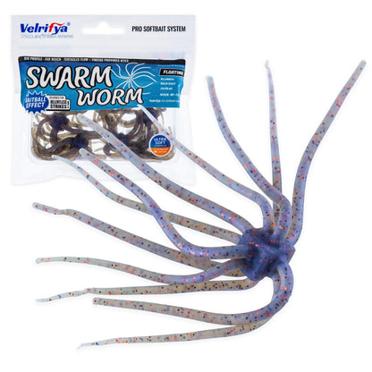 Tentacle Dice Bait – Japanese Style Finesse Dice Fishing Lure Floating Worm Soft Plastic Baits for Bass Fishing, Drop Shot, Jig Head, Wacky Rig