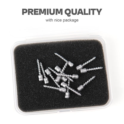 60/80-PCs Hard Alloy Screw Nail Weights