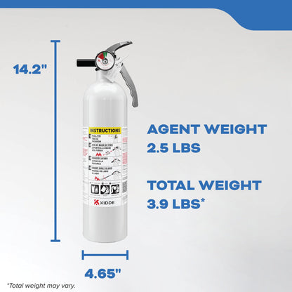 Kidde Fire Extinguisher for Boats, Single-Use 10BC