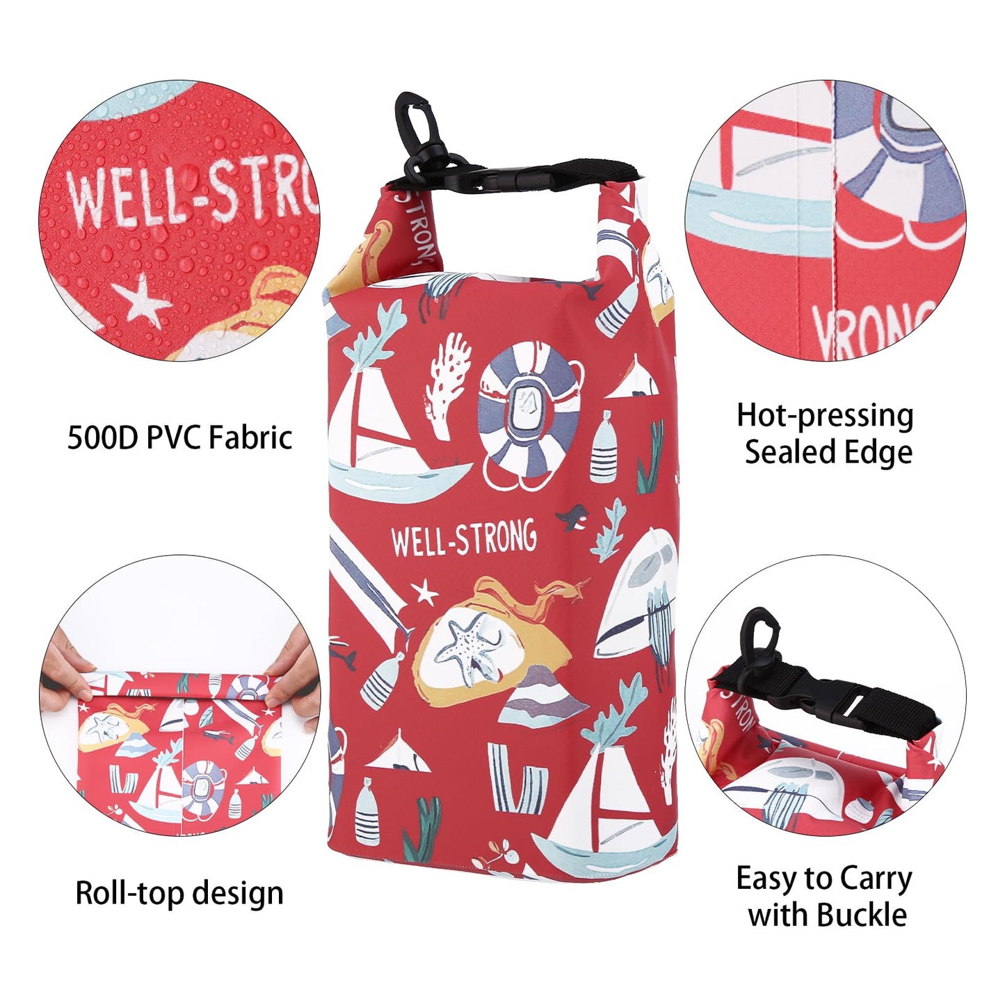 Waterproof First Aid Kit Roll Top Boat Emergency Kit