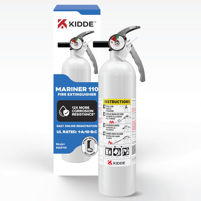 Kidde Fire Extinguisher for Boats, Single-Use 10BC