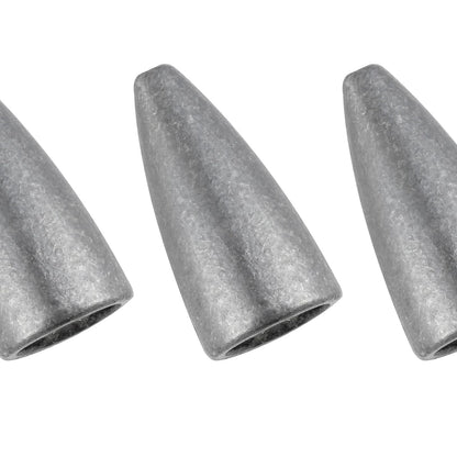 Dr.Fish 50 Pack Bullet Fishing Sinkers Worm Weights Lead Fishing Weights