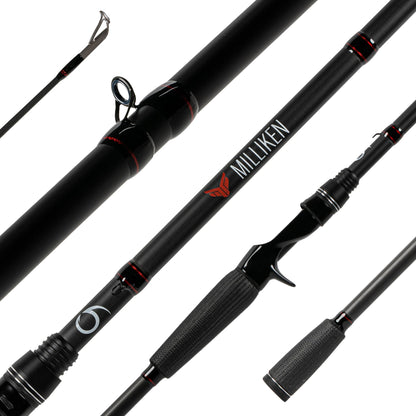 6th Sense – Milliken MasterClass Rod – Bass Fishing Casting & Spinning Rods – Tournament-Ready Sensitivity & Strength