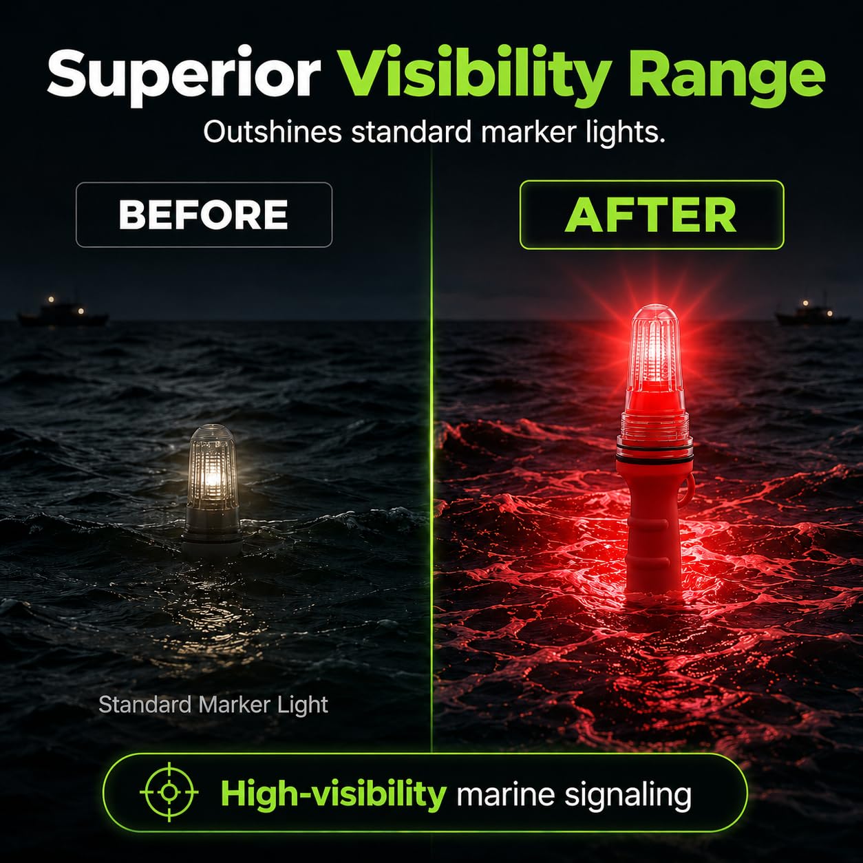 3 PCS Boat Flares, Coast Guard Approved