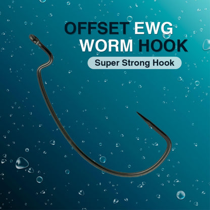 Reaction Tackle Offset EWG Worm Hooks