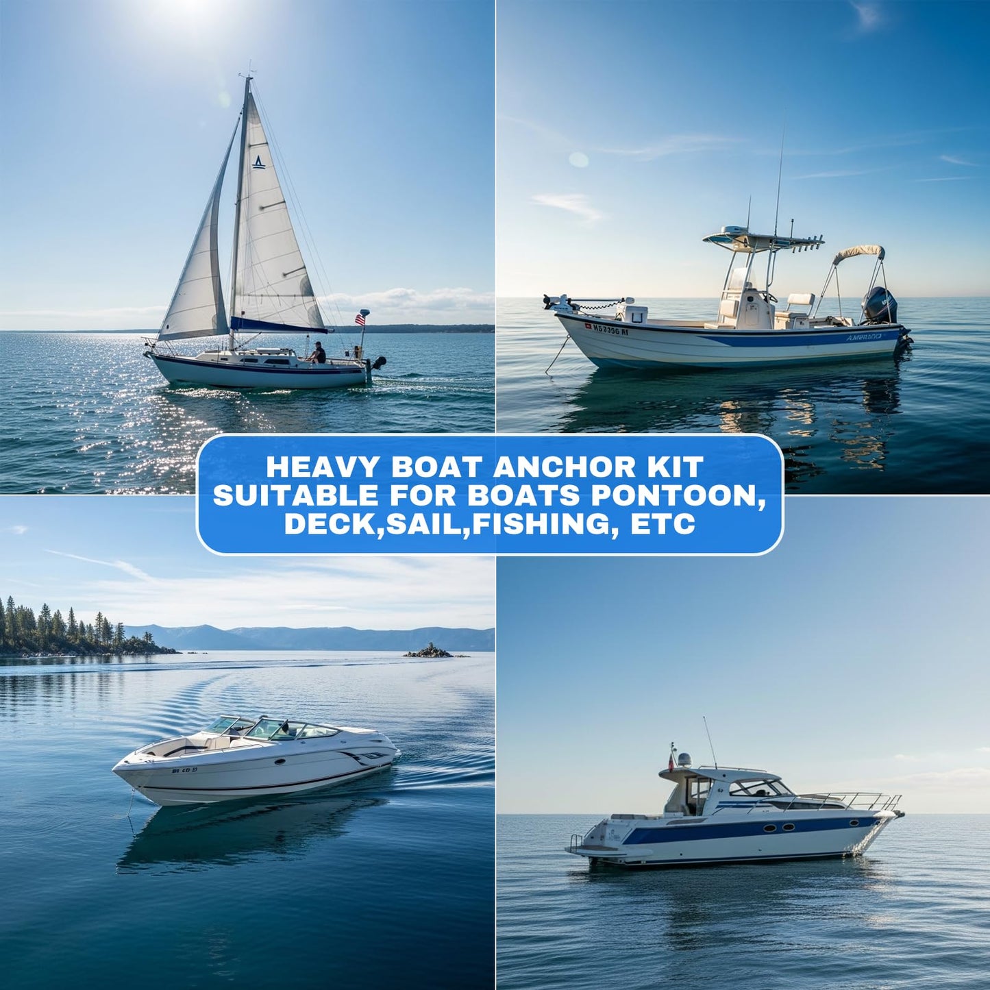 Heavy Duty Boat Anchor Kit