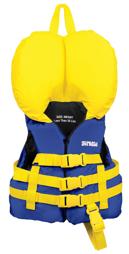 Airhead General Purpose Life Jacket for Adults & Kids - US Coast Guard Approved Life Vest