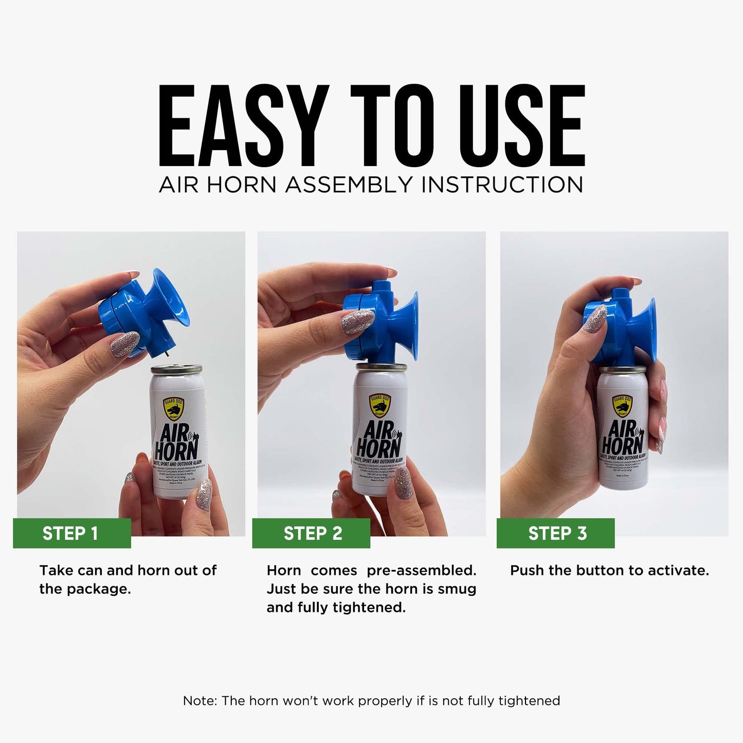 Guard Dog Security Air Horn for Safety