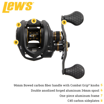 Lew's Tournament Pro LFS Speed Spool Baitcast Fishing Reel, Aluminum Frame, Premium 11 Stainless Steel Ball Bearings