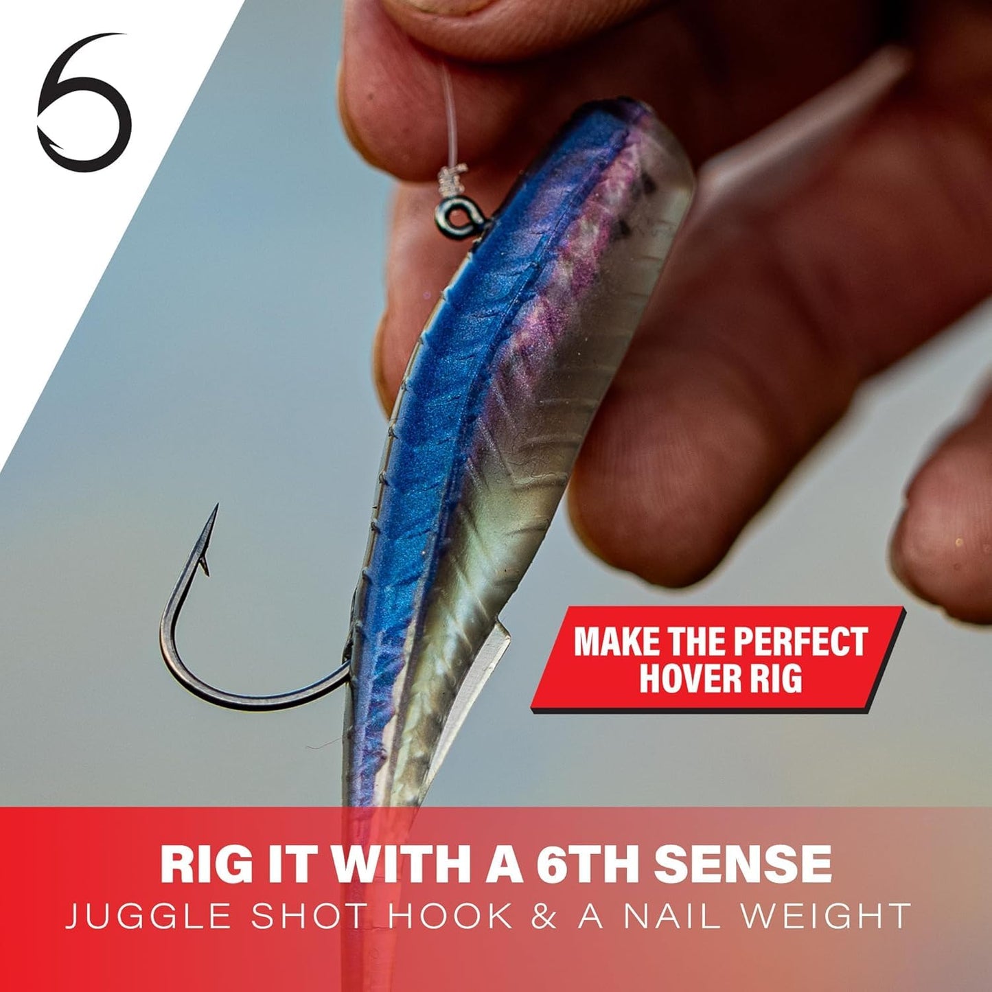 6th Sense Juggle Minnow – Bass Fishing Lure | Multi-Purpose Soft Plastic for Spinnerbaits, Swim Jigs, Bladed Jigs, Underspins, Jig Heads, and Finesse Rigs