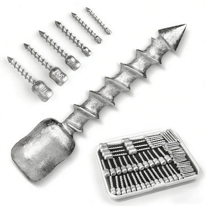 60/80-PCs Hard Alloy Screw Nail Weights