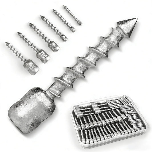 60/80-PCs Hard Alloy Screw Nail Weights