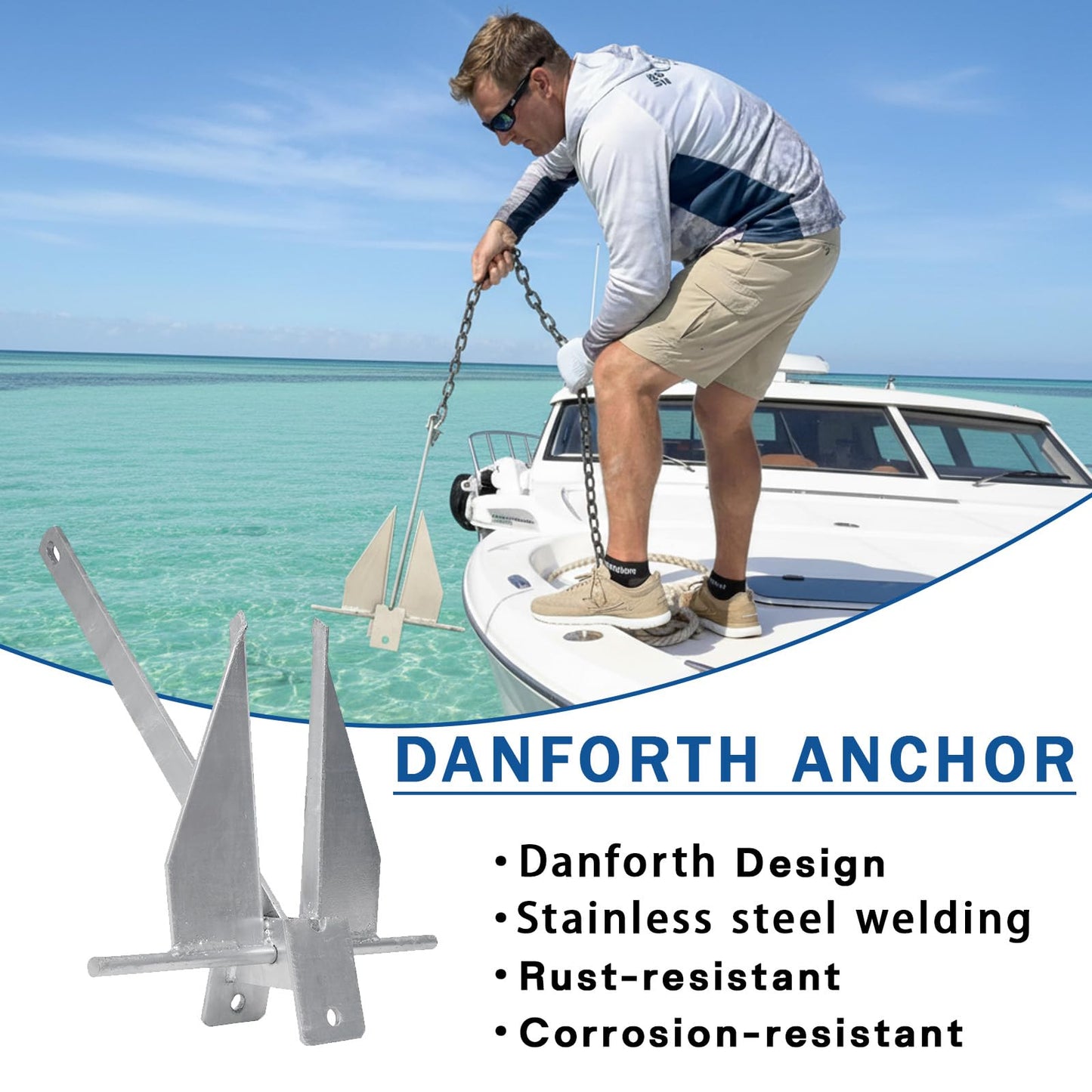 Heavy Duty Boat Anchor Kit