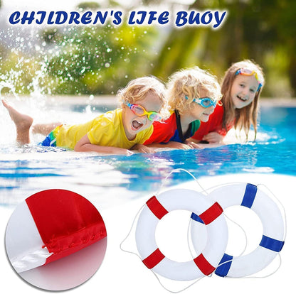 Lifebuoy Set 20Inch Life Preserver Ring and Water Floating Lifesaving Rope