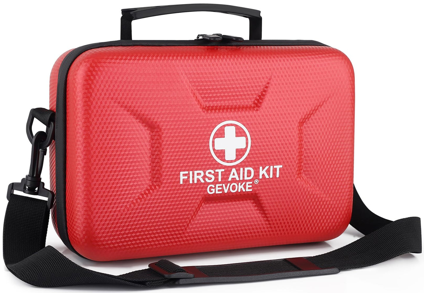Gevoke 410 Piece Waterproof Hard Shell First Aid Kit for Home