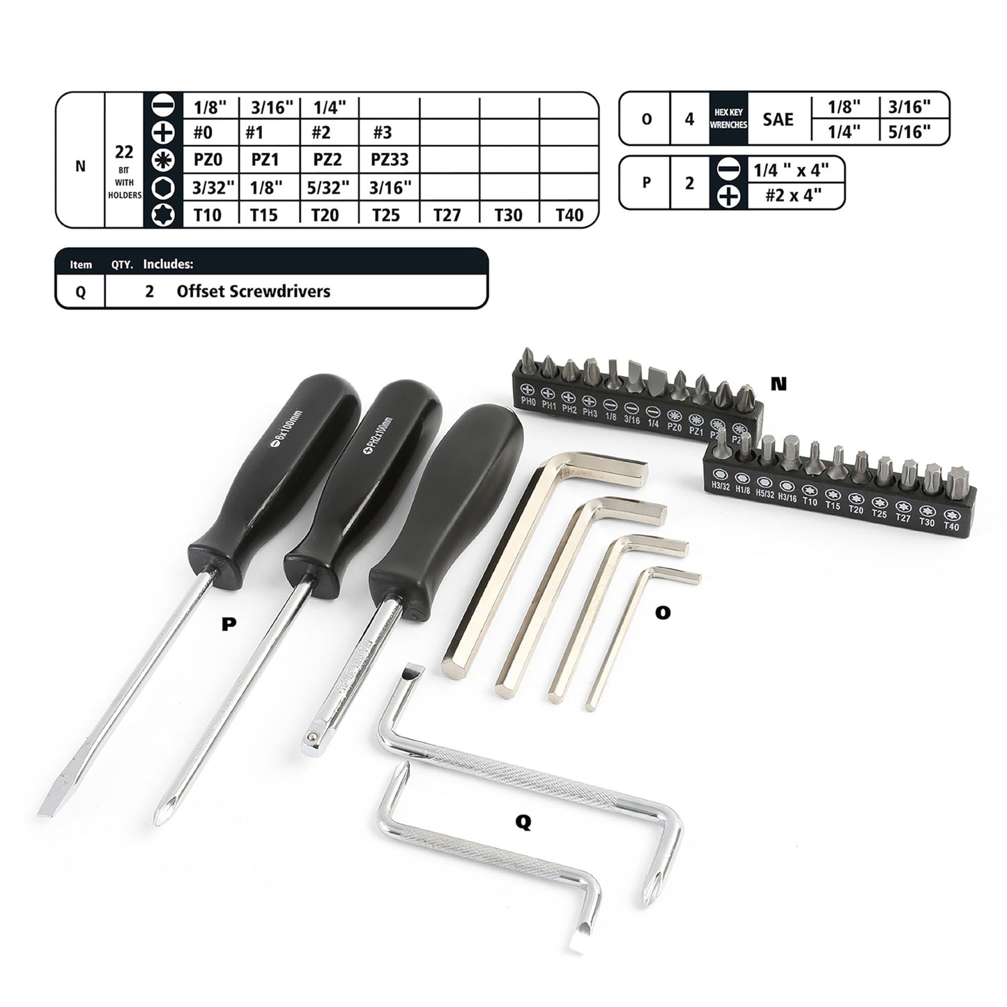 Great Neck MS125 125 Piece Marine Tool Set