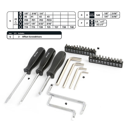 Great Neck MS125 125 Piece Marine Tool Set