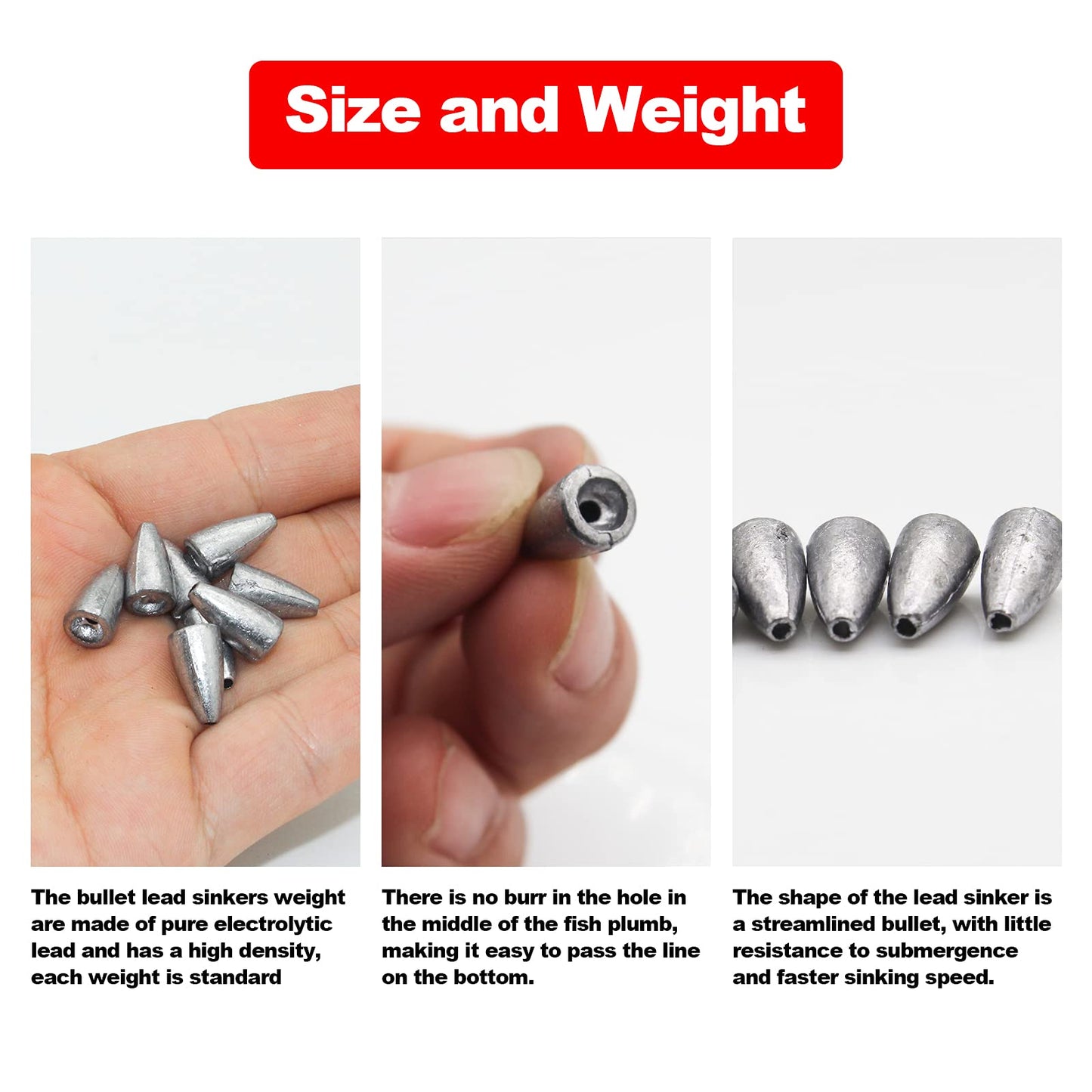 Lead Fishing Weight Sinkers
