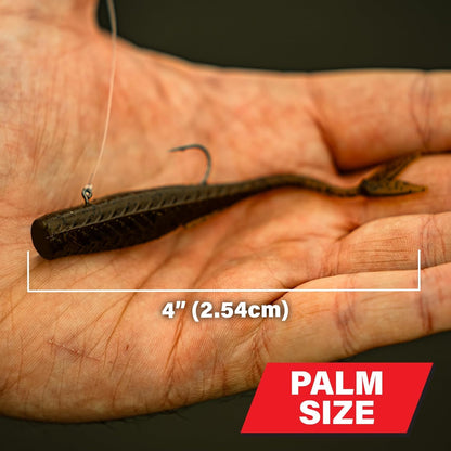 6th Sense Juggle Minnow – Bass Fishing Lure | Multi-Purpose Soft Plastic for Spinnerbaits, Swim Jigs, Bladed Jigs, Underspins, Jig Heads, and Finesse Rigs