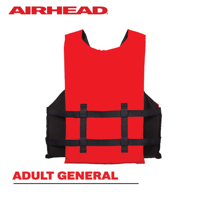 Airhead General Purpose Life Jacket for Adults & Kids - US Coast Guard Approved Life Vest