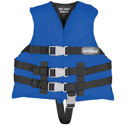 Airhead General Purpose Life Jacket for Adults & Kids - US Coast Guard Approved Life Vest