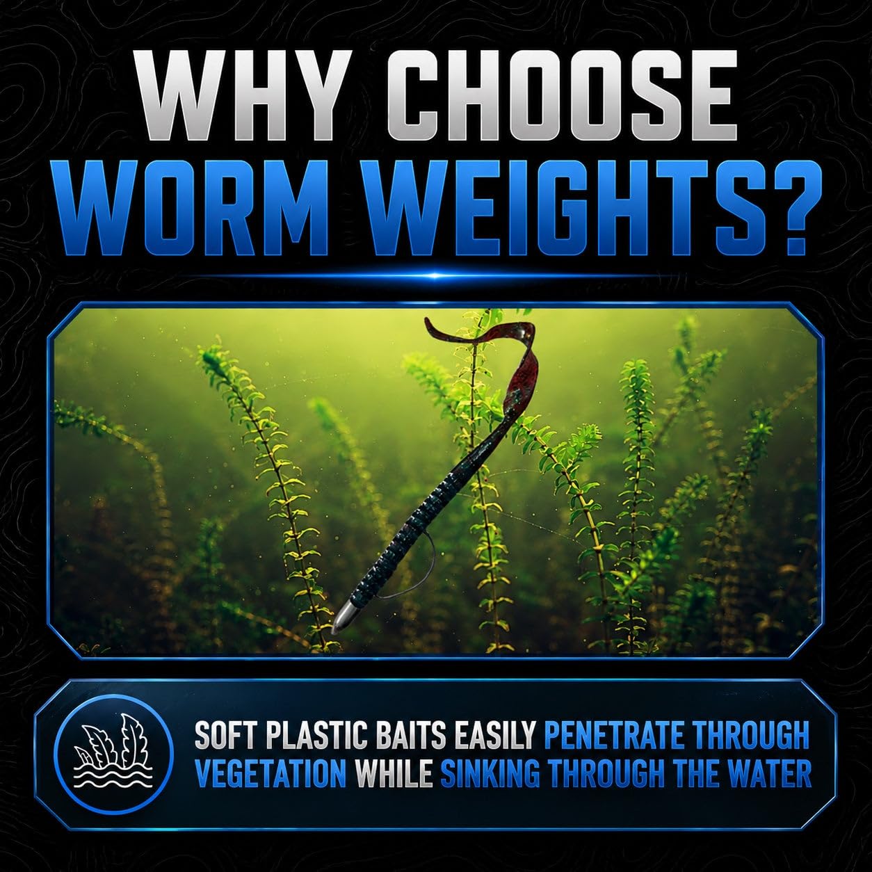 Reaction Tackle Lead Worm Weights