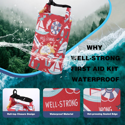 Waterproof First Aid Kit Roll Top Boat Emergency Kit