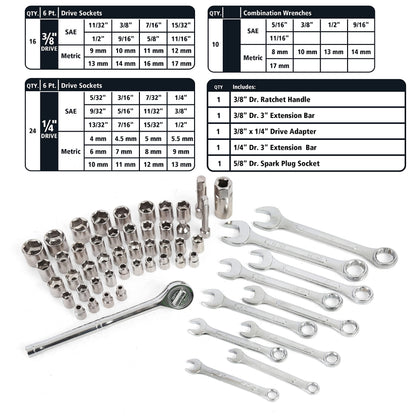 Great Neck MS125 125 Piece Marine Tool Set
