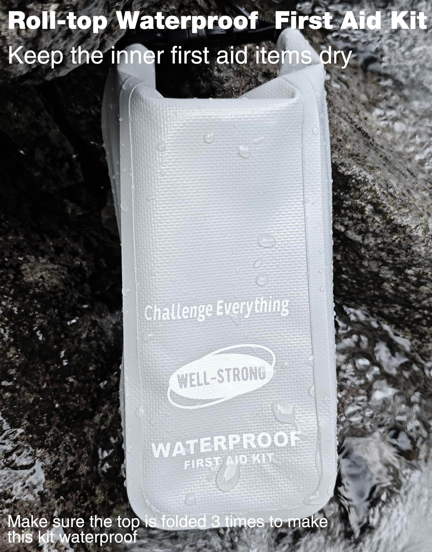 Waterproof First Aid Kit Roll Top Boat Emergency Kit