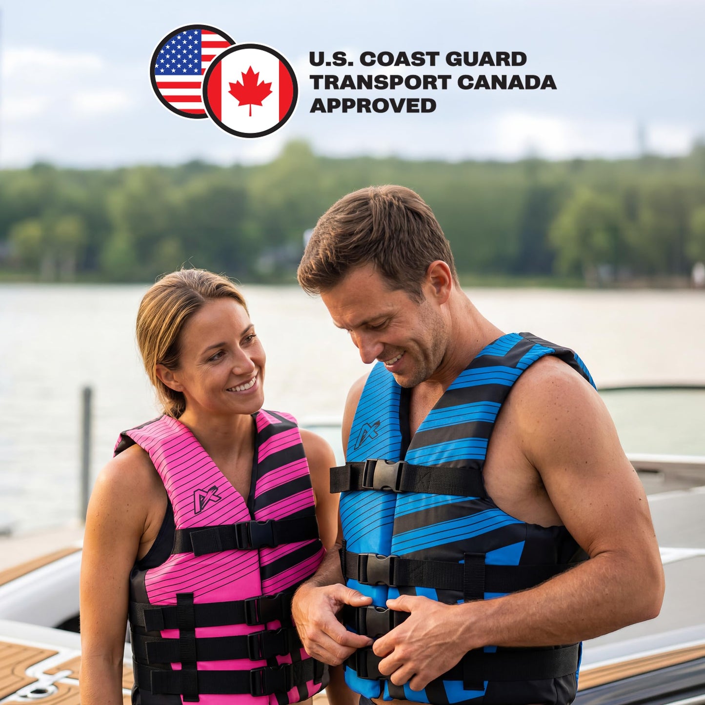 Airhead Trend Life Jacket for Adults & Kids - USCG Approved Life Vest