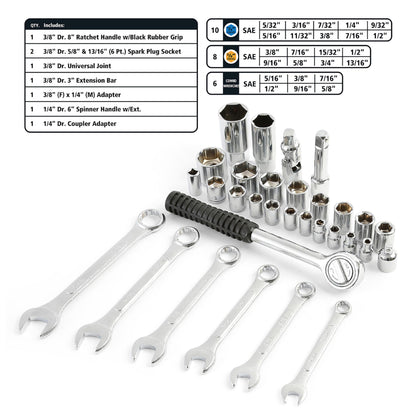 Great Neck MS125 125 Piece Marine Tool Set