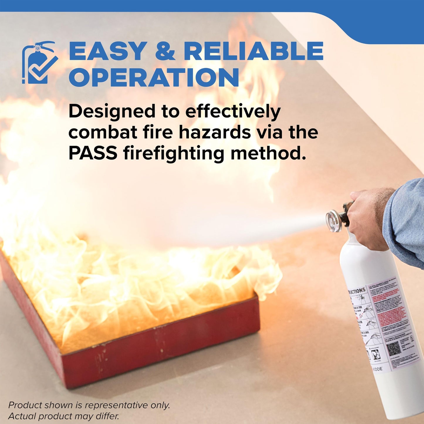 Kidde Fire Extinguisher for Boats, Single-Use 10BC
