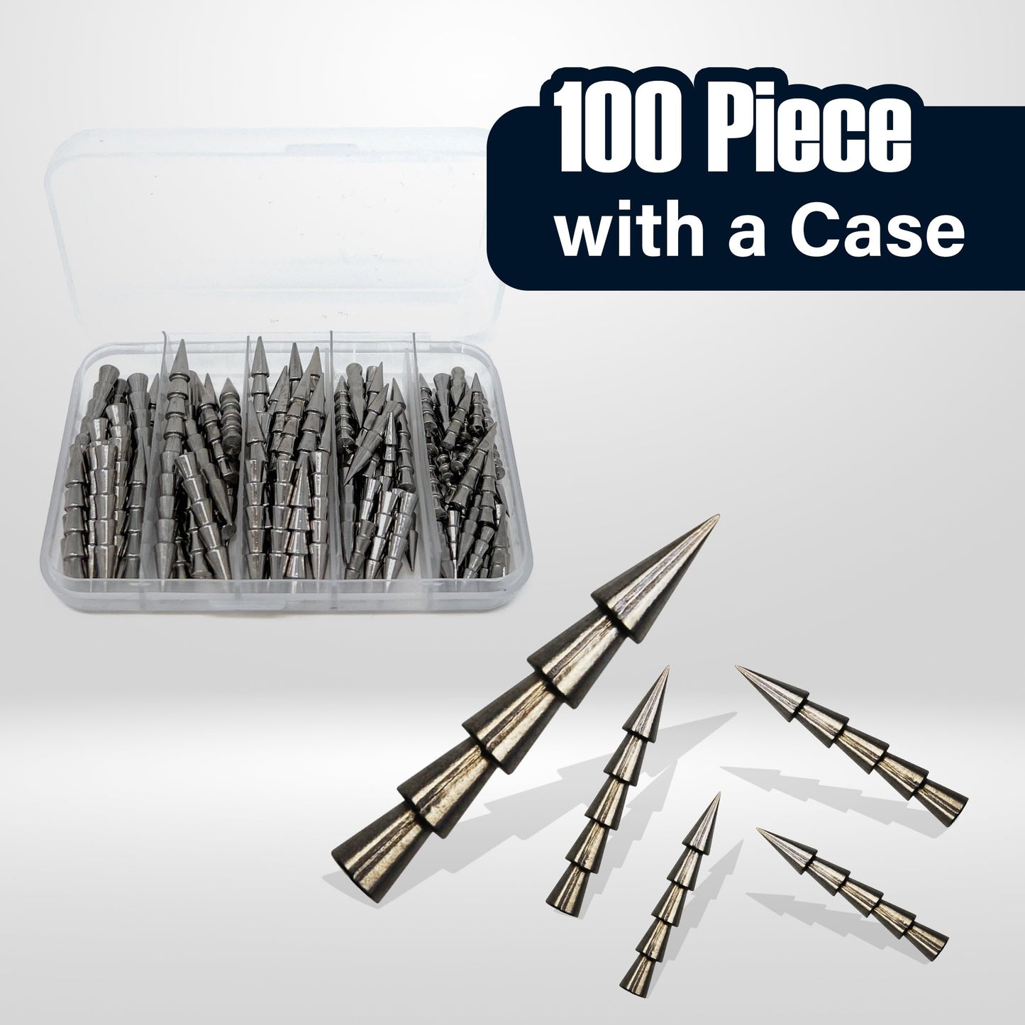 Reaction Tackle Tungsten Nail Weights for Bass Fishing
