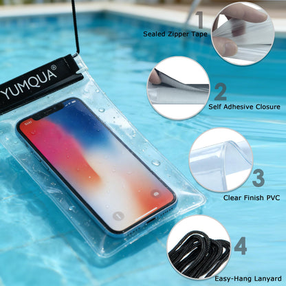 YUMQUA Clear Waterproof Bag