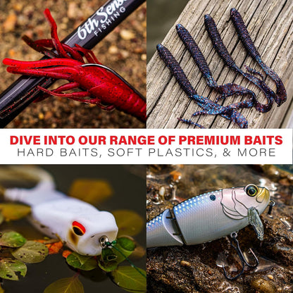 6th Sense Juggle Minnow – Bass Fishing Lure | Multi-Purpose Soft Plastic for Spinnerbaits, Swim Jigs, Bladed Jigs, Underspins, Jig Heads, and Finesse Rigs