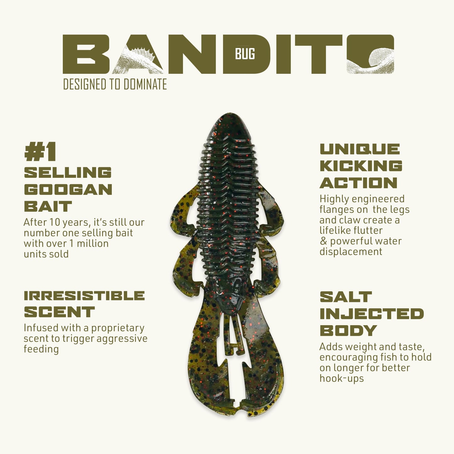 Googan Squad Bandito Bug 6 Pack