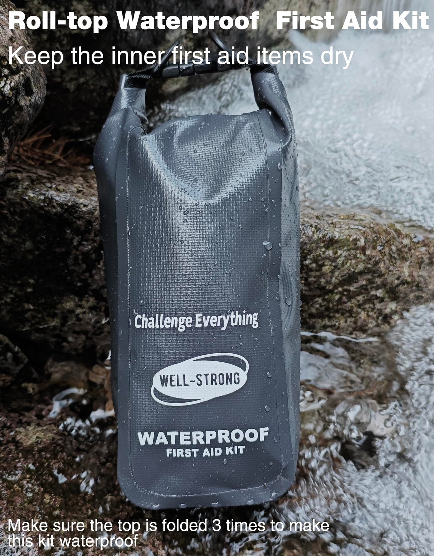 Waterproof First Aid Kit Roll Top Boat Emergency Kit