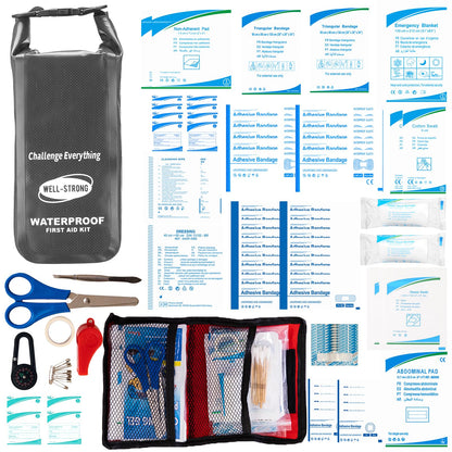 Waterproof First Aid Kit Roll Top Boat Emergency Kit
