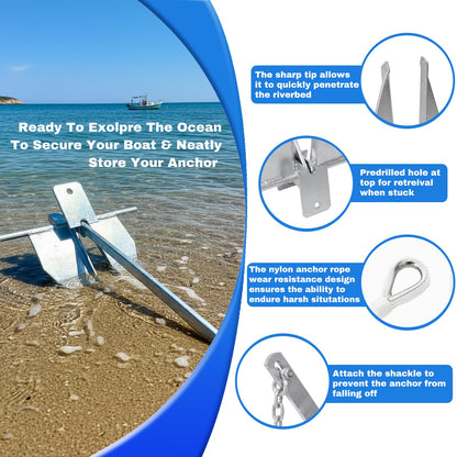 Heavy Duty Boat Anchor Kit