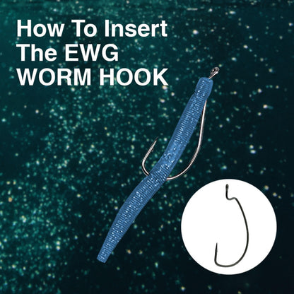 Reaction Tackle Offset EWG Worm Hooks