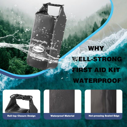 Waterproof First Aid Kit Roll Top Boat Emergency Kit
